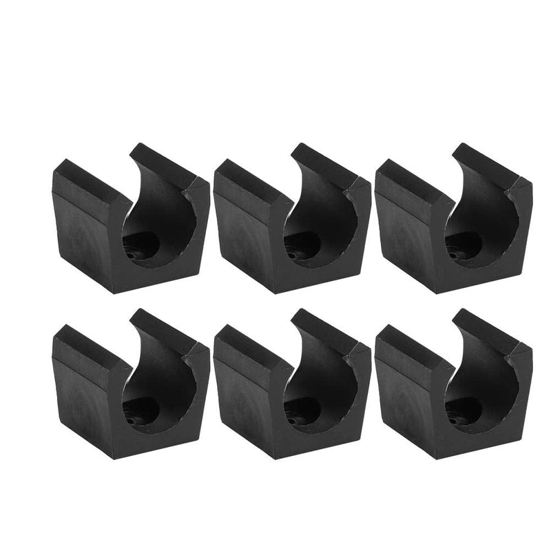 Keenso Pool Cue Holder, 6 Pcs Portable Pool Cue Holder Billiards Cue Rack Billiards Pool Cue Single Holder Wall Mount Organizer - BeesActive Australia