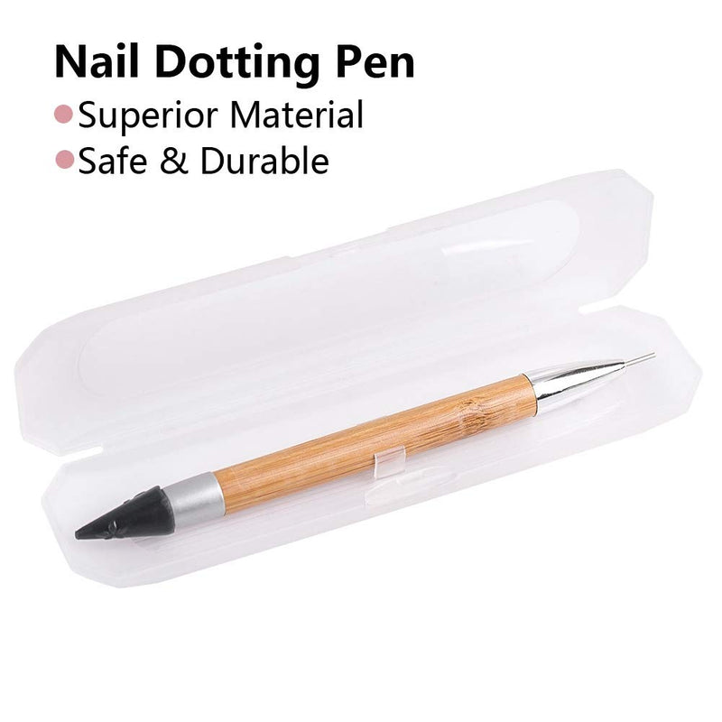 Nail Punctuation Pen for Nail Art Double-Pointed Pen Nail Art Pen Nail Salon Accessories Picker Rhinestone Beads - BeesActive Australia