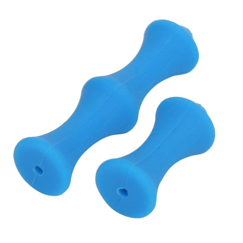 bow string finger saver,Bow String Finger Saver,2pcs Archery Silicone Finger Guard Recurve Bow Shooting Hunting Protectve Tools for Professional During Archery, Target Practice, Bowfishing(blue) - BeesActive Australia