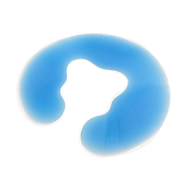 SGerste Silicon Spa Pillow Gel Face Pad Facial Rest Body Back Massage Table Bed Spa Beauty Massage Pillow Cushion Cradle - Blue, 27.5 x 25cm - BeesActive Australia