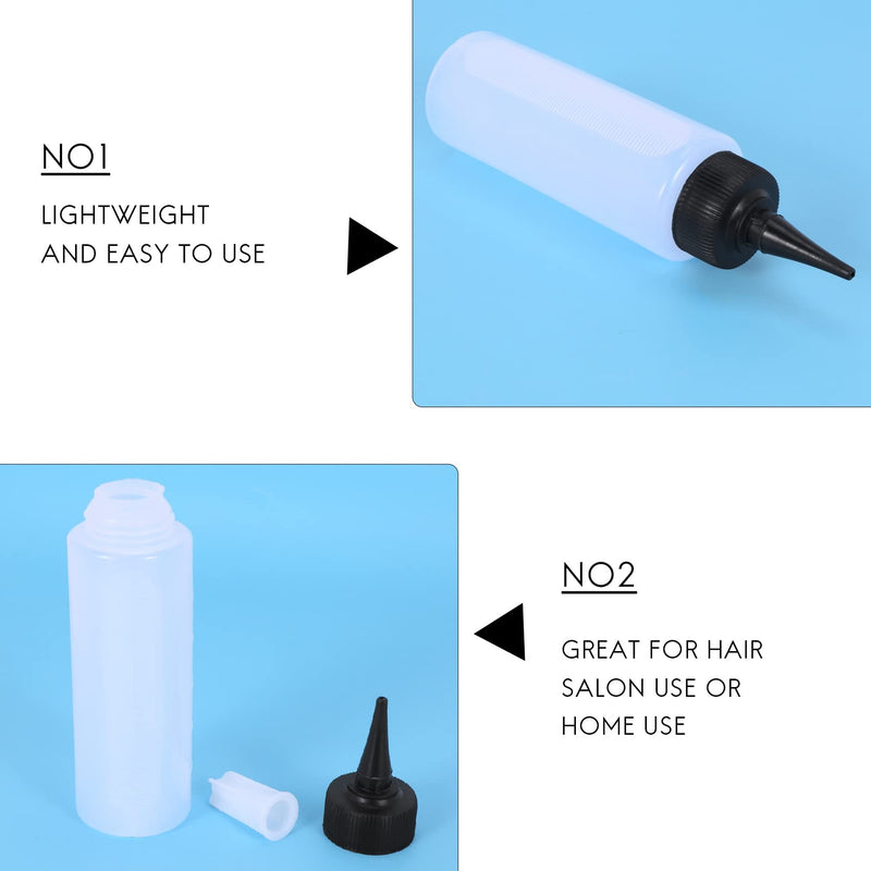 Bopfimer 150ml Salon Hair Color Measuring Applicator Bottle Scale Hairdressing Tool - BeesActive Australia