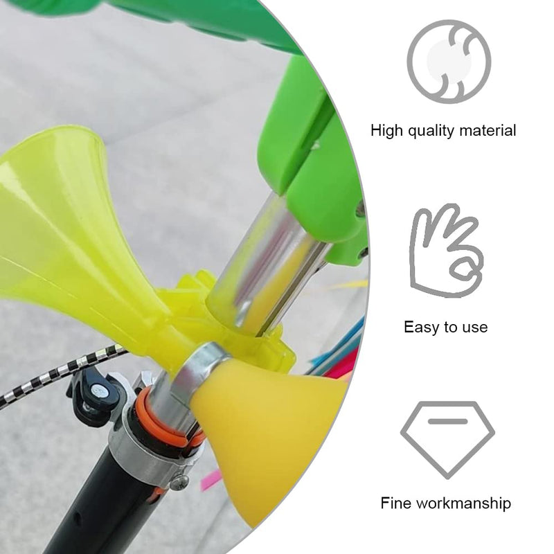 MAFLEN 3 Piece Manually Bike Bugle Loudspeaker Siren Hooter Snail Air Horn Cycle Hooter for Children Bikes - BeesActive Australia