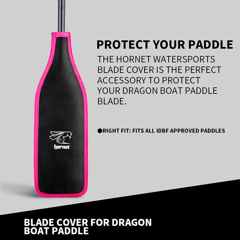 Blade Cover for Dragon Boat Paddle (Black/Pink/Silver) - BeesActive Australia