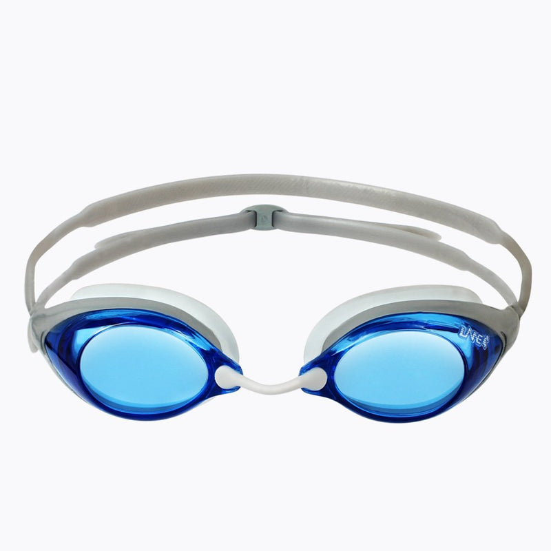 [AUSTRALIA] - LANE 4 Racing Swim Goggle - Hydrodynamic Design Anti-Fog UV Protection for Adults Men Women #32955 (Blue) 