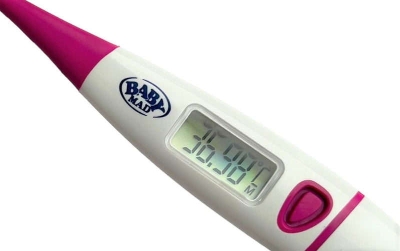 Digital Basal Thermometer 2 Decimal Place Degree Accuracy, BBT, Oral, Rectal, Underarm Waterproof for Adults or Children - BeesActive Australia