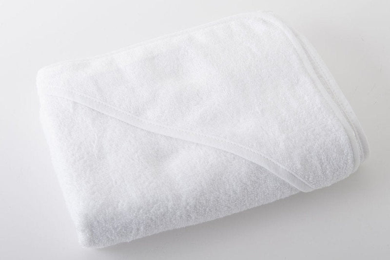 ZIMEL HOMES Plain White Hooded Baby Towel Set for Newborns 75 cm x 75 cm-Highly Durable Baby Hooded Bath Time Towel 100% Cotton Pack of 1 White Towel - BeesActive Australia