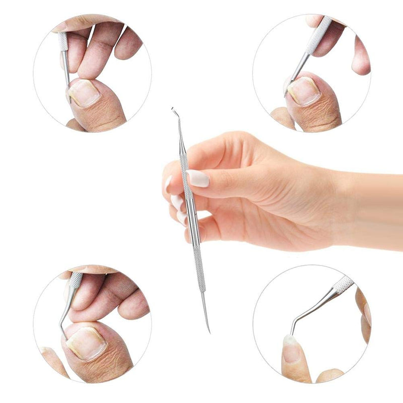 Long Handled Toenail Scissors Clippers Perfect For Thick Toe Nails Easy Reach Handle Unique Design Ergonomic Cuticle Scissor Ingrown Toenail File - BeesActive Australia