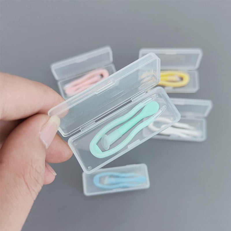 Contact Lens Tweezers, 4 Colors Contact Lens Remover Tool, Tweezers and Suction Stick with Small Box, for Travel and Outdoor Activities, 8PC - BeesActive Australia