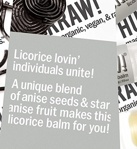 Hurraw! Licorice Lip Balm, 3 Pack: Organic, Certified Vegan, Cruelty and Gluten Free. Non-GMO, 100% Natural Ingredients. Bee, Shea, Soy and Palm Free. Made in USA - BeesActive Australia