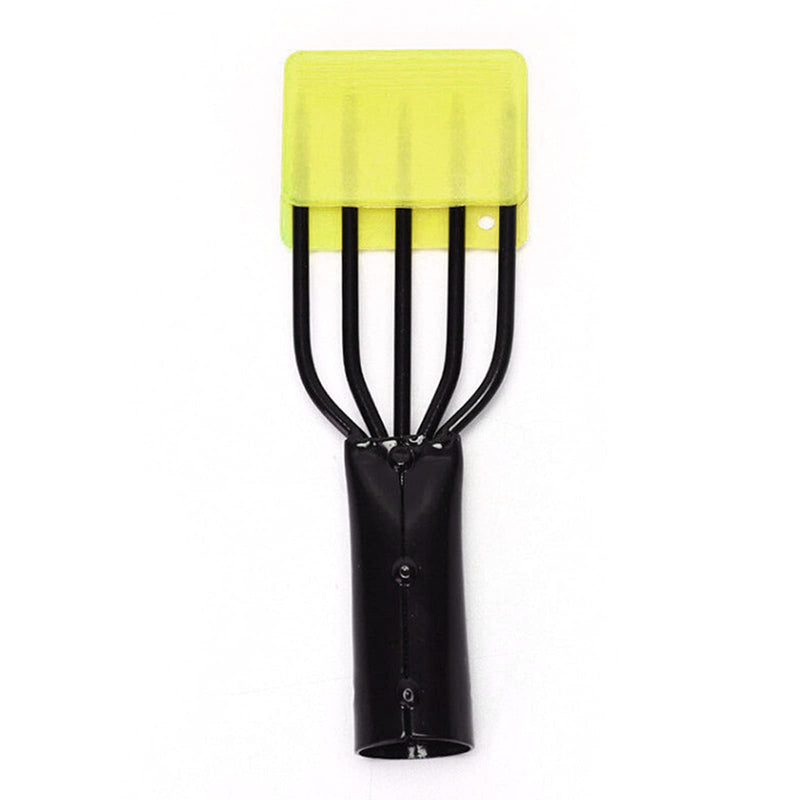 Qoyapow Fish Spear Frog Spear Fishing Harpoon Barbed Stainless Steel 5 Prong Tine Fishing Gaff 5 Prong Spearhead Fork Harpoon Fishing Gig Gaff Hook Screw for Hunting Fish Frog in Pond River Lake etc - BeesActive Australia
