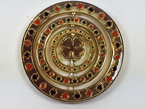 Triple Spinner (with 4 Leaf Clover in center) Commemorative Poker Weight - BeesActive Australia