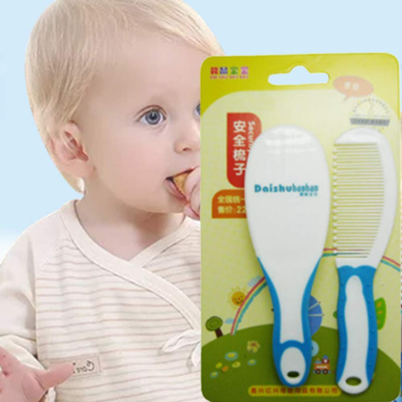 2 pcs Baby Hair Brush & Comb Set, Infant Care Hair Brush & Comb Set for Your Baby First Steps - BeesActive Australia