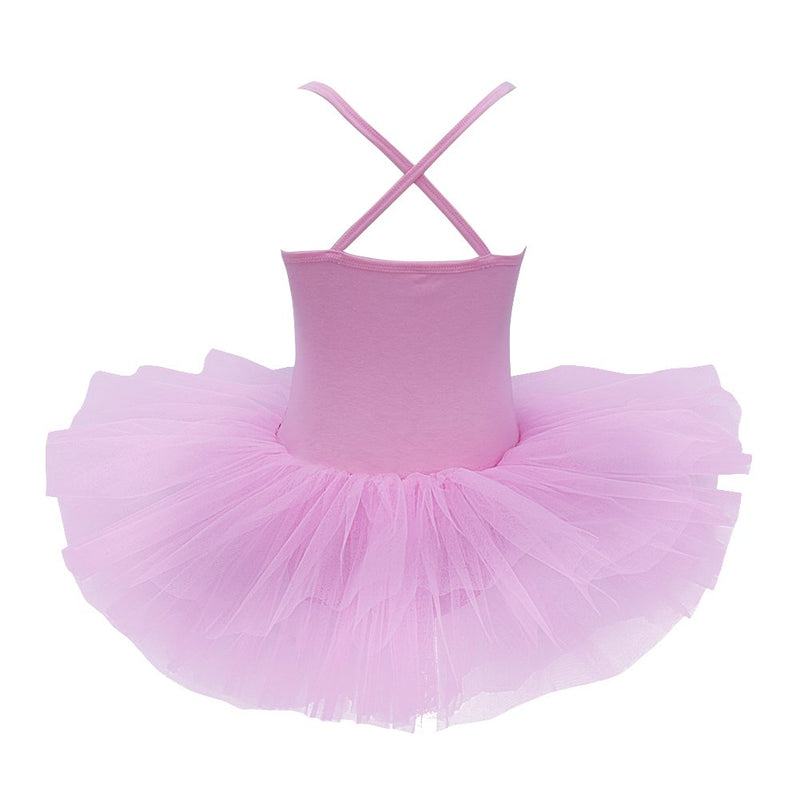 [AUSTRALIA] - YiZYiF Kids Girl's Camisole Sequined Tutu Ballet Dance Party Leotard Dress Pink 7-8 