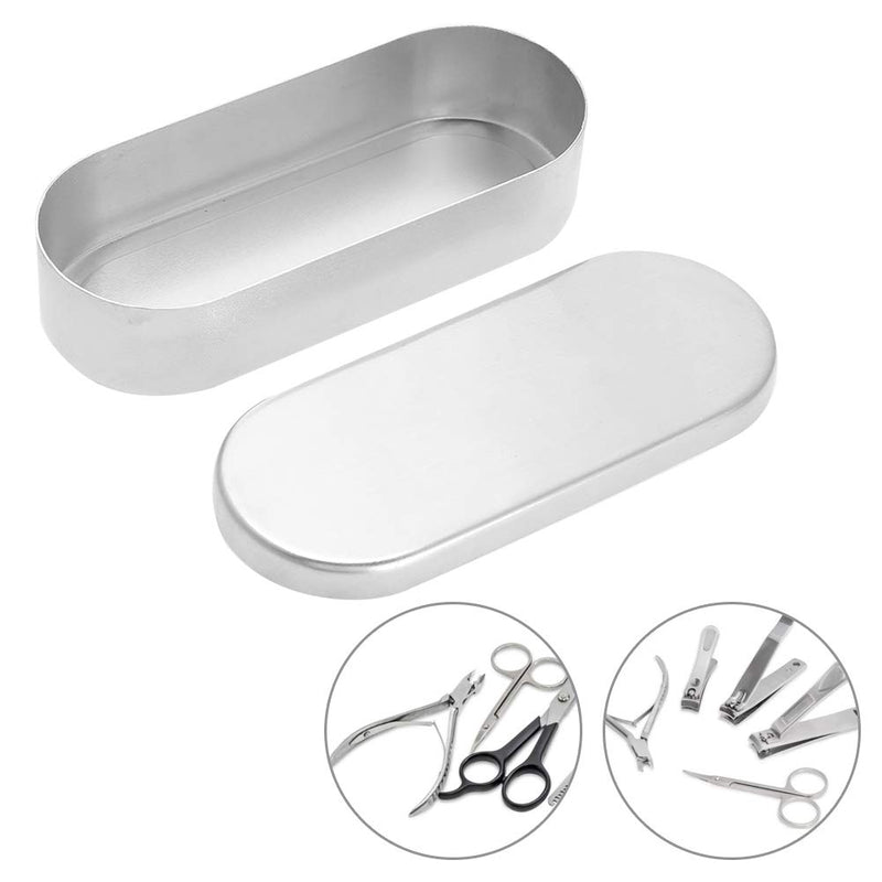 Cleaning Tools, Cleaning Box, High Temperature Nail Cleaning Phone Cleaning Box Aluminum Alloy Tools Cleaning Container Manicure Tools for Metal Nipper Tweezers Cleaning Pot(13x5cm) 13X5cm - BeesActive Australia