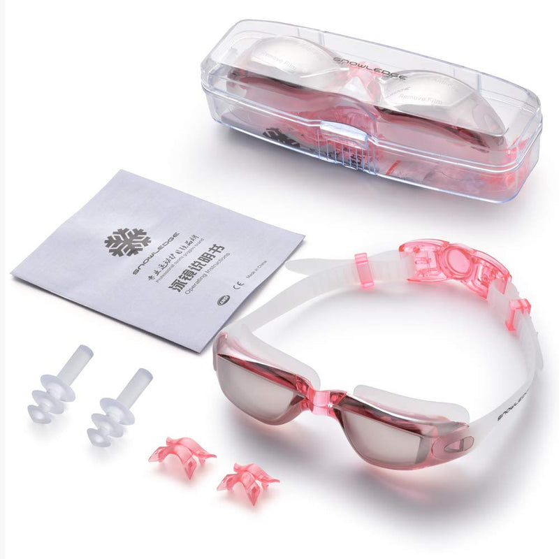 HUBO SPORTS Swim Goggles Swimming Goggles for Women Men Kids No Leaking Anti Fog G5p-rose - BeesActive Australia