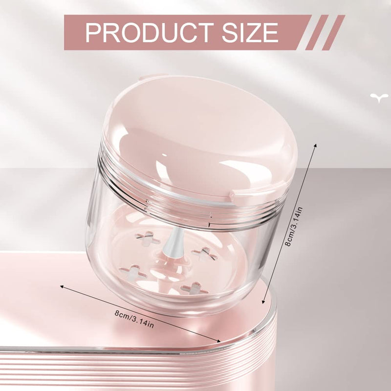 Denture Bath Case Denture Box with Strainer, Portable Leak-Proof False Teeth Storage Container Dental Case for Storage and Immersion of Mouthguards Retainers and Dental Appliances (Pink) Pink - BeesActive Australia