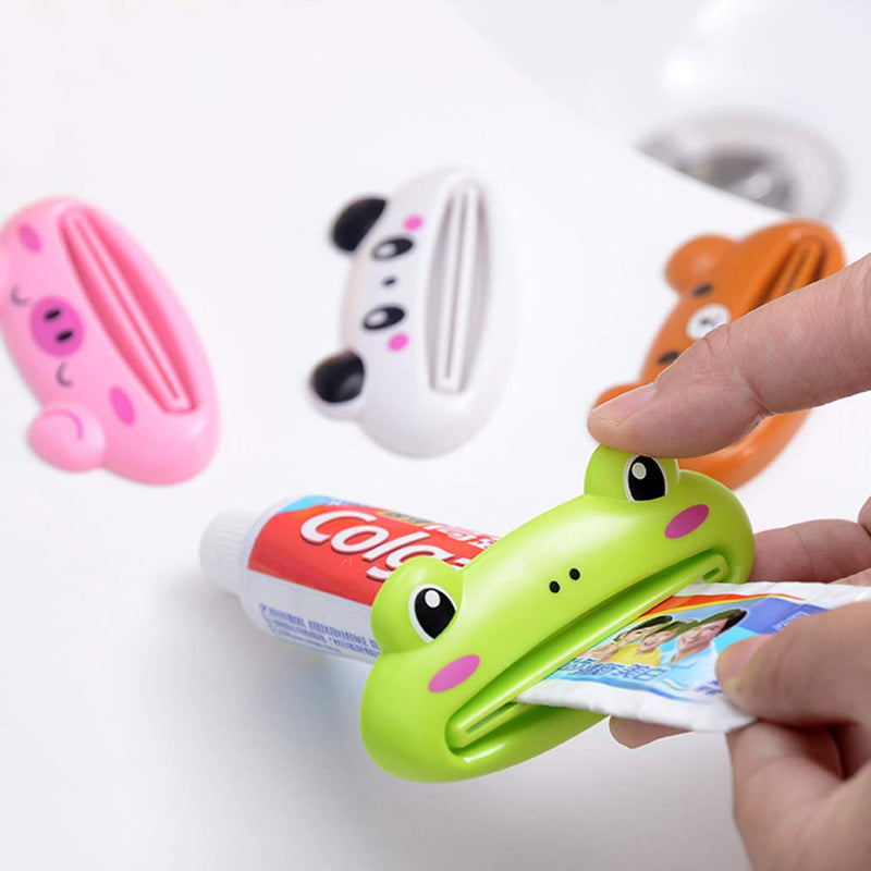 Bathroom Home Tube Squeezer Easy Cartoon Toothpaste Dispenser Rolling Holder 1pc Brown Bear 10 *10*1 - BeesActive Australia
