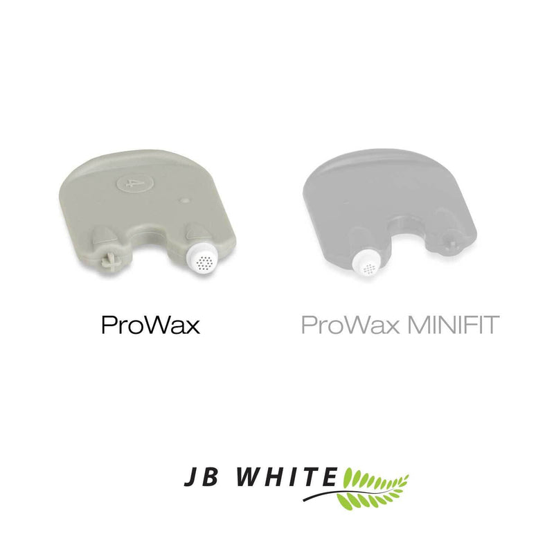 JB White ProWax Cerumen Hearing Aid Filters for Oticon and Bernafon Speakers, Dispenser Disc with 6 Tools and 6 Filters, Grey (Pack of 6) - BeesActive Australia