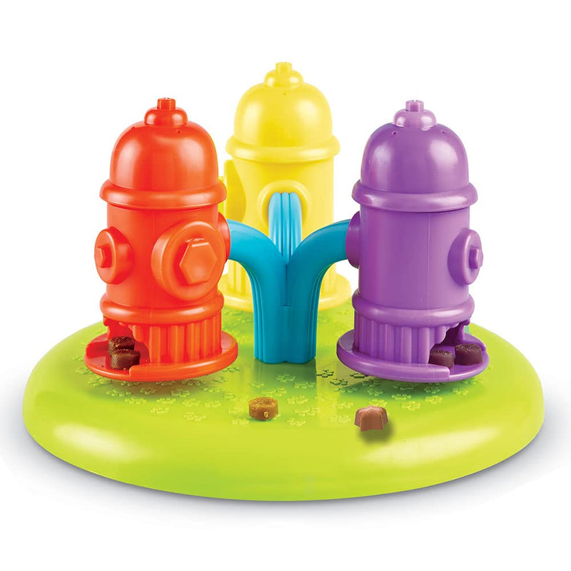Brightkins Spinning Hydrants Treat Puzzle - 3 Colorful Hydrant Feeders Puzzle for Dogs, Puzzles for Dogs, Toys for Dog Stimulation, Dog Treat Puzzles - BeesActive Australia