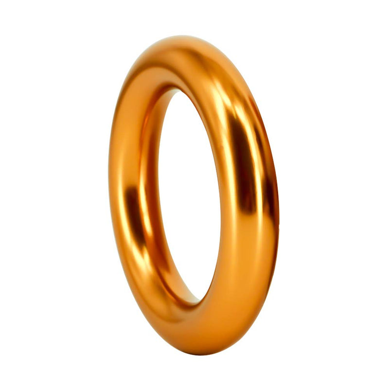 NewDoar Rappel Ring 25kN Gold Large O-Ring Rope Connector for Rock Climbing Arborist Rescue Hammock and Slackline gold 2pcs - BeesActive Australia
