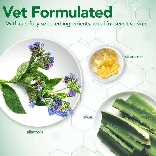 Vet's Best Hypo-Allergenic Shampoo for Dogs | Dog Shampoo for Sensitive Skin | Relieves Discomfort from Dry, Itchy Skin | Cleans, Moisturizes, and Conditions Skin and Coat - BeesActive Australia