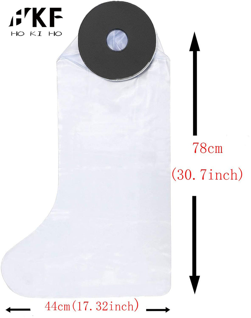 HKF HO KI HO Adult Waterproof Cast Cover Full Leg for Shower,Cast Protector Dressings and Injuries, Keep Cast and Bandage Dry-78cm*44cm 78cm-black - BeesActive Australia