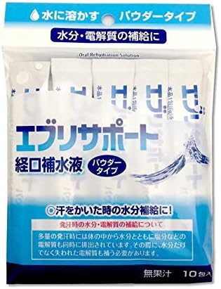 Every Support Oral Rehydration Solution Powder 10 sachets x 5 pieces (total 50 sachets) + Salt Replenishment Tablet 2 sachets (total 60 tablets) set - BeesActive Australia