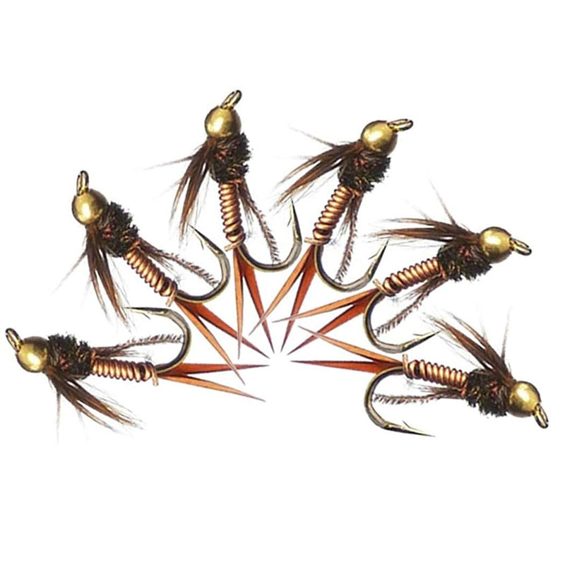 OutdoorFishing Flies Nymph Assortment Trout Fishing Flies (24-48Pcs) 24Pcs/Box - BeesActive Australia