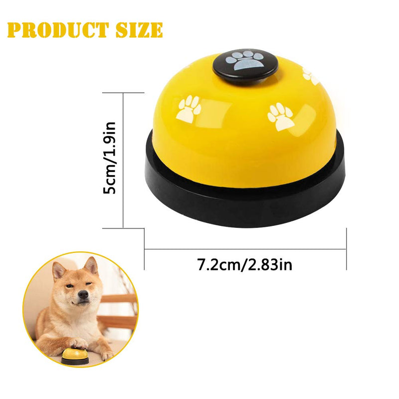maxin Dog Training Bell, Set of 3 Dog Puppy Pet Potty Training Bells,Dog Training Bells for Door Small Dog Cat,Dog Training Bell to Go Outside, Interactive Toys Pet Tool Communication Device - BeesActive Australia