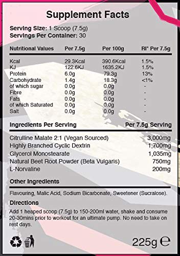 Warrior  Pump Cola Cube 225G - BeesActive Australia