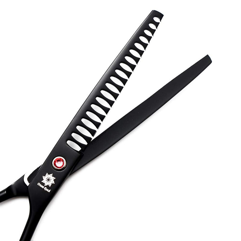 Dream Reach Professional Pet 7.0 Inches Cat Dog Grooming Shears Scissors, Straight, Curved, Thinning/Blending/Chunking Scissors Kit Chunker Shear - BeesActive Australia