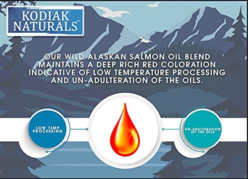 Kodiak Naturals, Wild Alaskan Salmon Oil Formula for Dogs & Cats, a Balanced Blend of Pure Fish Oils with EPA and DHA from Wild-Caught Fish. Support for Skin & Coat, Joints, and Immune Health 18 OZ - BeesActive Australia