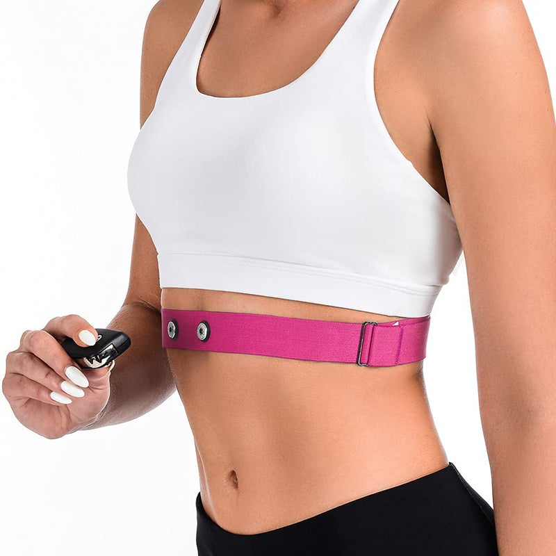 Heart Rate Monitor Replacement Chest Strap Pink Large - BeesActive Australia