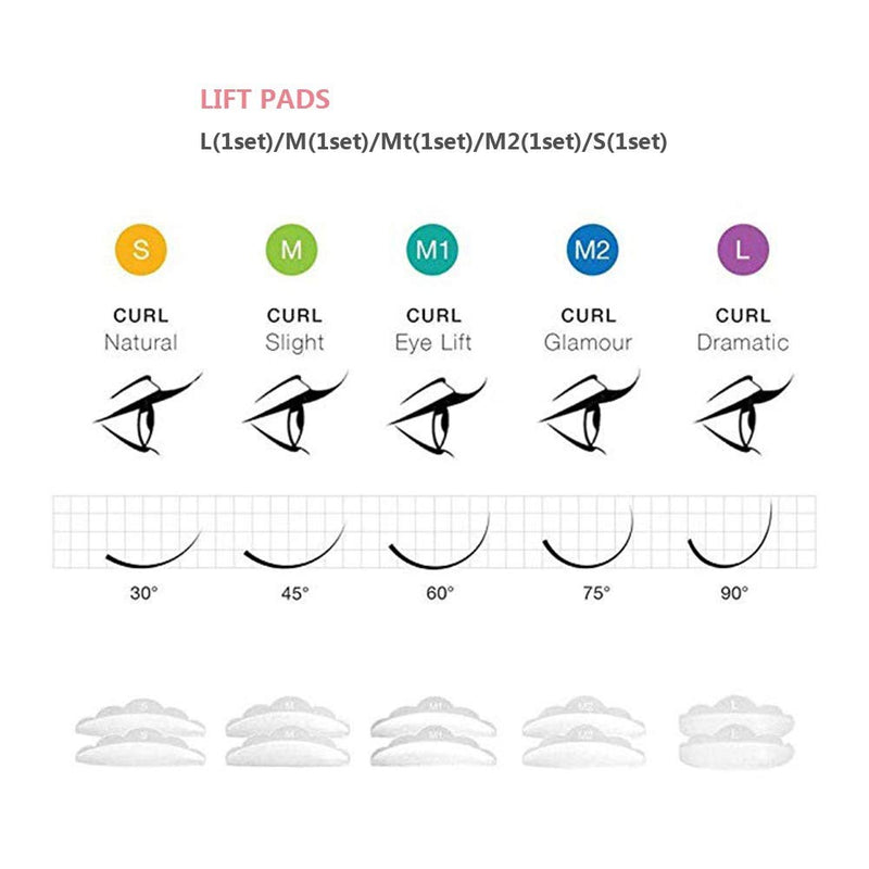 Malcm Professional Lash Lift Kit,Eyelash Perm Kit,Lash Extensions Lash Curling Lash Lifting Kit,Semi-Permanent Curling Perming Wave Suitable For Salon - BeesActive Australia