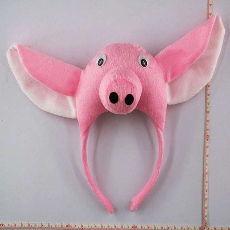 Amosfun Pig Ears Costume Headband with Bow Tie and Tail Pig Costume Accessory April Fool 's Day Children's Party Decoration Party Cosplay - BeesActive Australia