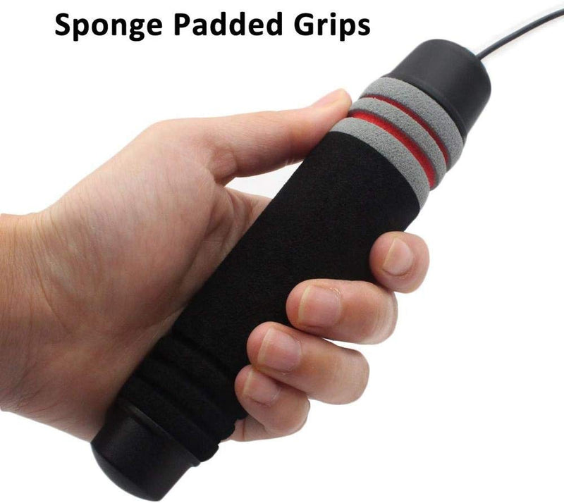 Jump Rope Weighted Cordless Fitness Ropes Skipping Ropeless Indoor Weight Exercise Training Jumping Rope - BeesActive Australia