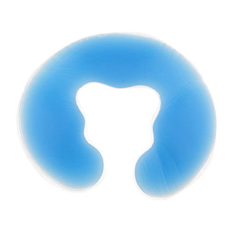 SGerste Silicon Spa Pillow Gel Face Pad Facial Rest Body Back Massage Table Bed Spa Beauty Massage Pillow Cushion Cradle - Blue, 27.5 x 25cm - BeesActive Australia