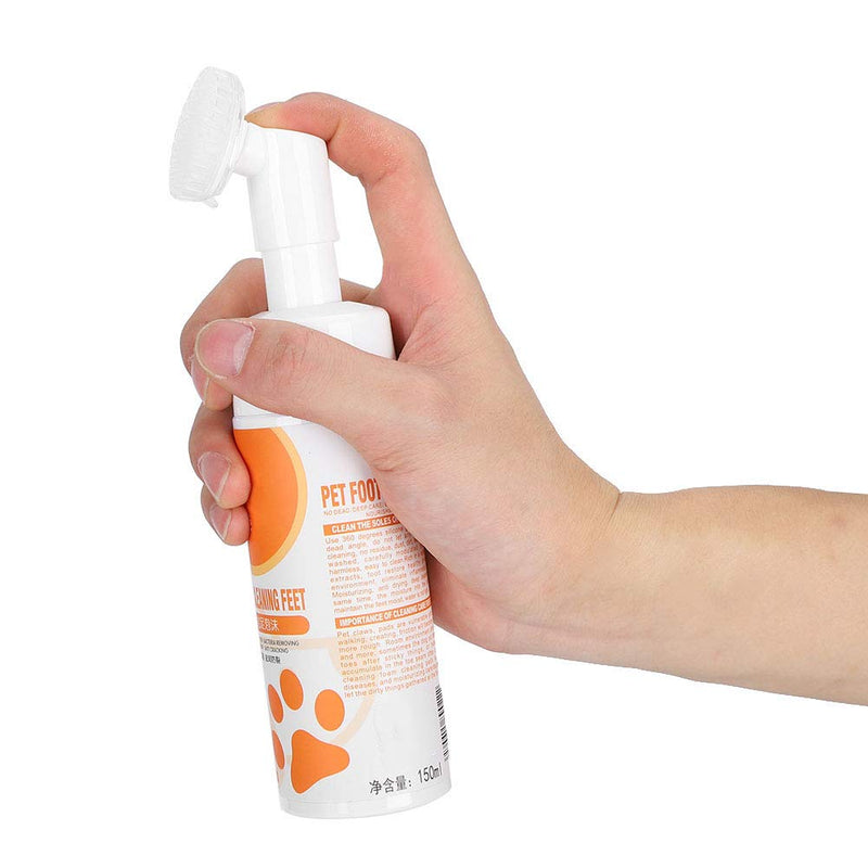 Zerodis Paw Cleaner, Pet Foot Foam Waterless Pet Shampoo with Silicone Brush for Dogs Cats Feet - BeesActive Australia