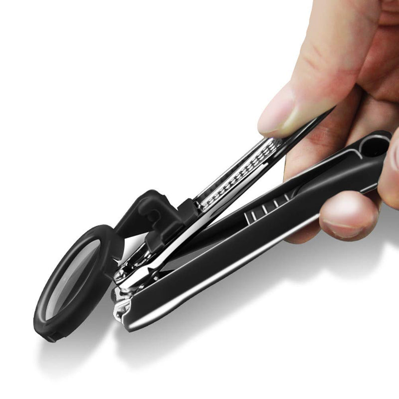 Wefac Magnifying Glass Nail Clippers for Fingernail Toenail (Toenail(4 inch)) Toenail(4 Inch) - BeesActive Australia