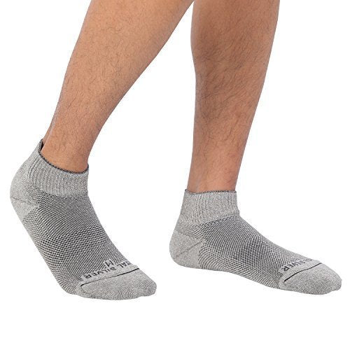Vital Salveo- Soft Non Binding Seamless Circulation Diabetic Socks-(Ankle, Large) L Light Grey - BeesActive Australia