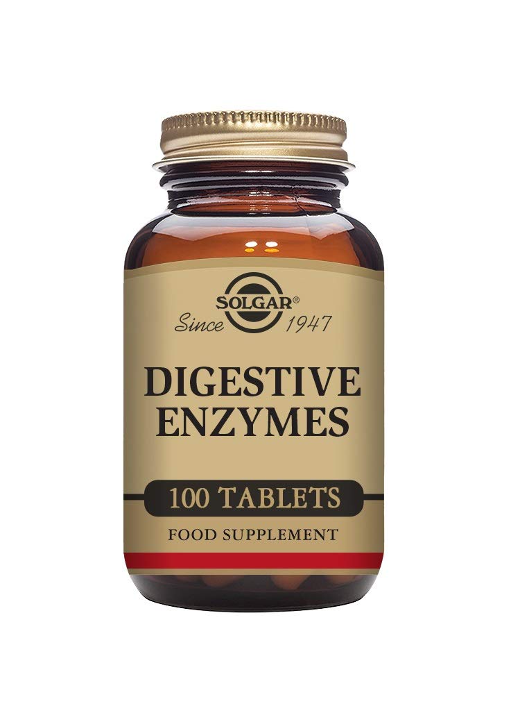 Solgar Digestive Enzymes Tablets - Pack of 100 - Increase Nutrient Absorption - Holistic Digestion Support - Gluten Free - BeesActive Australia