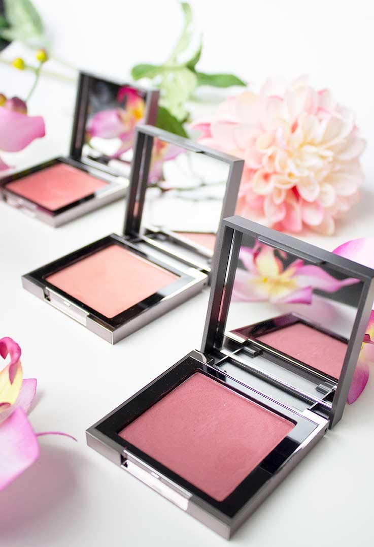 VASANTI Bloom Mineral Blush (Dahlia - Warm Pink) - Soft Blendable Powder Cheek Blush, Longwearing, High Pigmented, Instantly Makes You Look Fresh and Young - Face Blush for All Skintones Dahlia - Warm Pink - BeesActive Australia