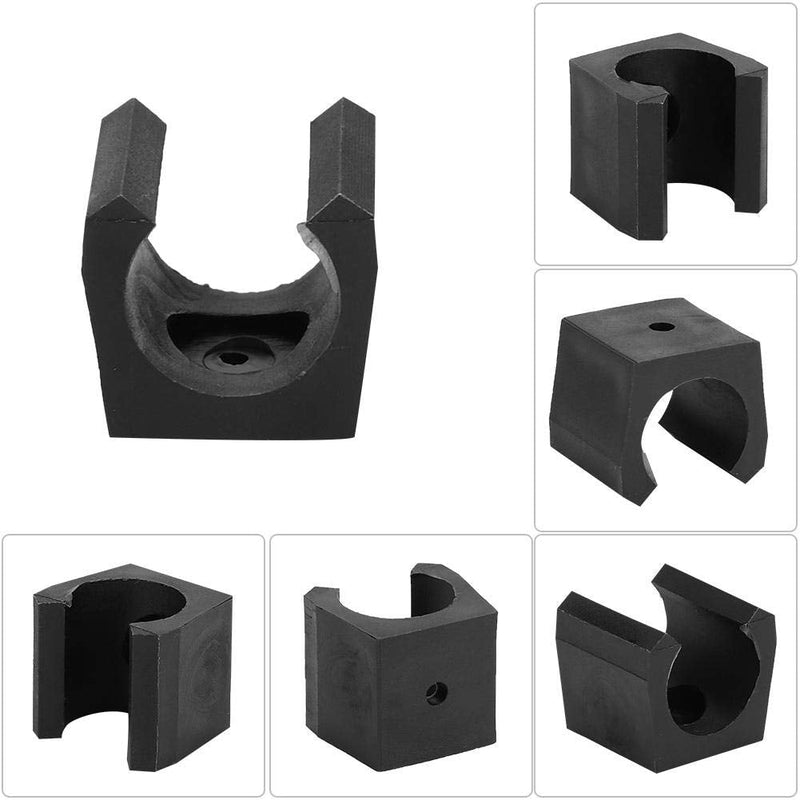 Billiards Snooker Cue Locating Clip Holder Regular Fishing Rod Storage Clips Black for Pool Cue Racks, 6pcs Plastic Lightweight Billiards Pool Single Holder Mini Rod Organizer Carrier Accessory - BeesActive Australia