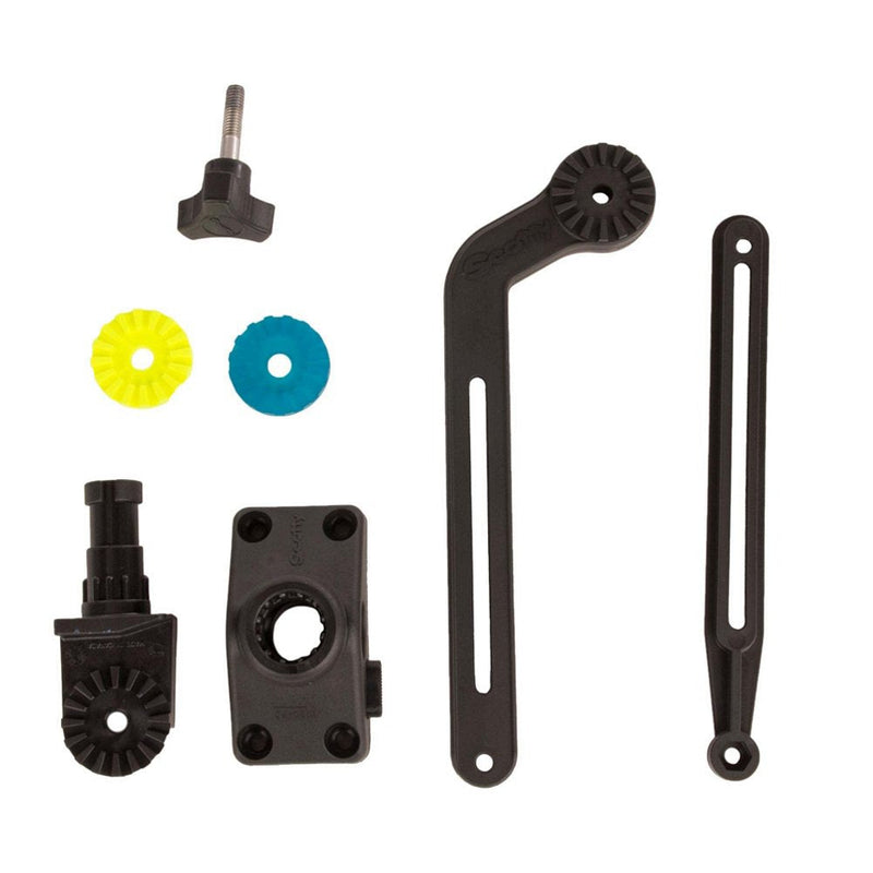Scotty #141 Kayak/SUP Transducer Mounting Arm with Gear-Head Black, Medium - BeesActive Australia