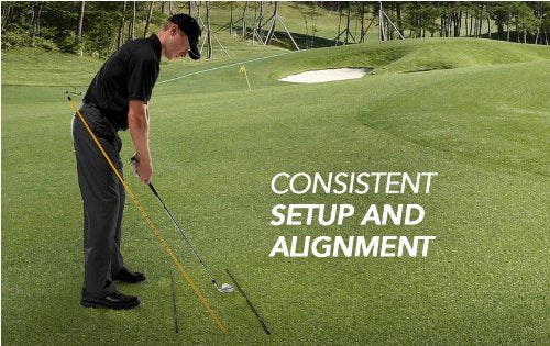 SKLZ Golf Alignment Sticks Training Aid with 3 Sticks - BeesActive Australia