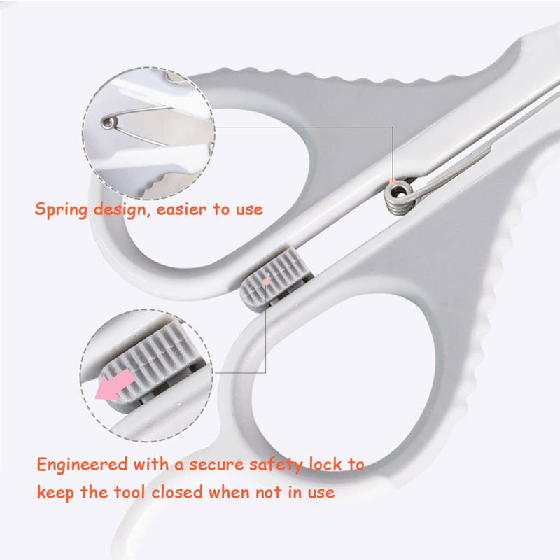 617 CTNRRL Pets Nail Clippers and Trimmers for Large or Small Cats and Dog,Stainless Steel Trimming Grooming Tool with Safety Latch & Spring for Home & Professional Use - BeesActive Australia