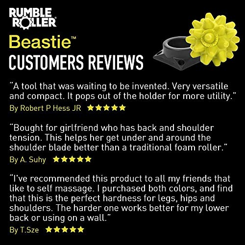 RumbleRoller BOA Original Beastie Massage Ball + Base - BeesActive Australia