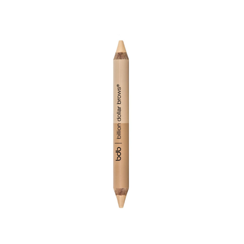 Billion Dollar Brows Duo Brow Highlighter & Concealer Pencil for Lifting and Highlighting Eyebrows - BeesActive Australia