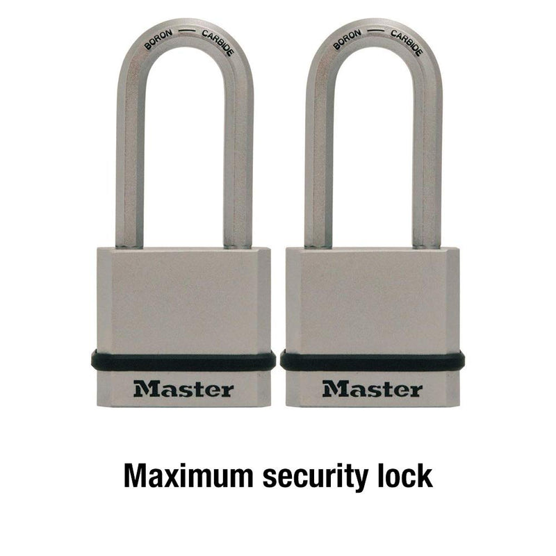 Master Lock M530XTLH Magnum Solid Steel Keyed Alike Padlocks, 2 Pack, 2 Count - BeesActive Australia