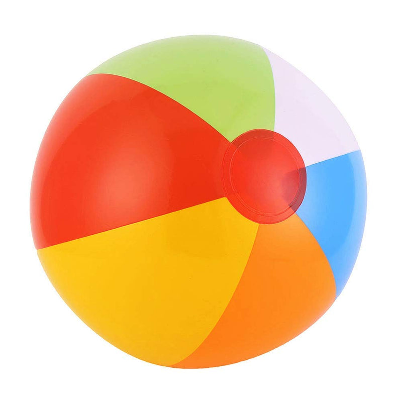 [AUSTRALIA] - CCINEE 12 Inch Rainbow Inflatable Beach Balls for Kids Summer Beach Party Favors Pool Toys Pack of 12 